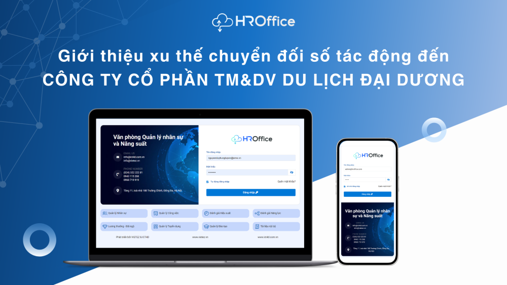 OCEAN SERVICES: Bứt phá ngoạn mục nhờ "bệ phóng" số hóa HROffice