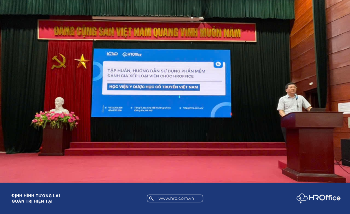 Triển khai Phần mềm đánh giá KPI viên chức HROffice theo NĐ 233/2026/NĐ-CP Tại Học Viện Y Dược Việt Nam